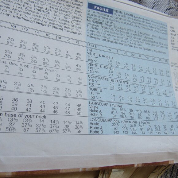 Sewing Patterns, Butterick,Dresses,sz.18-22 - Picture 3 of 8